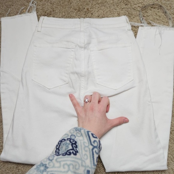 PacSun womens 23 Jeans white power super stretch high-rise ankle jegging - Picture 5 of 5